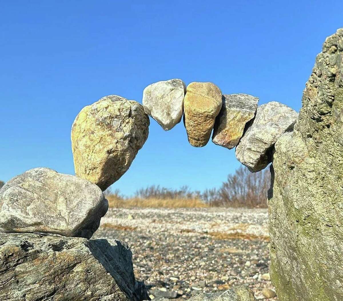 Steven Warzel started to do more complicated rock formations.