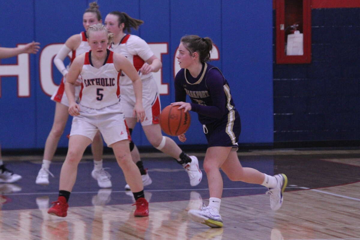 Kylee Harris commands the offense against MCC on Dec. 29. 