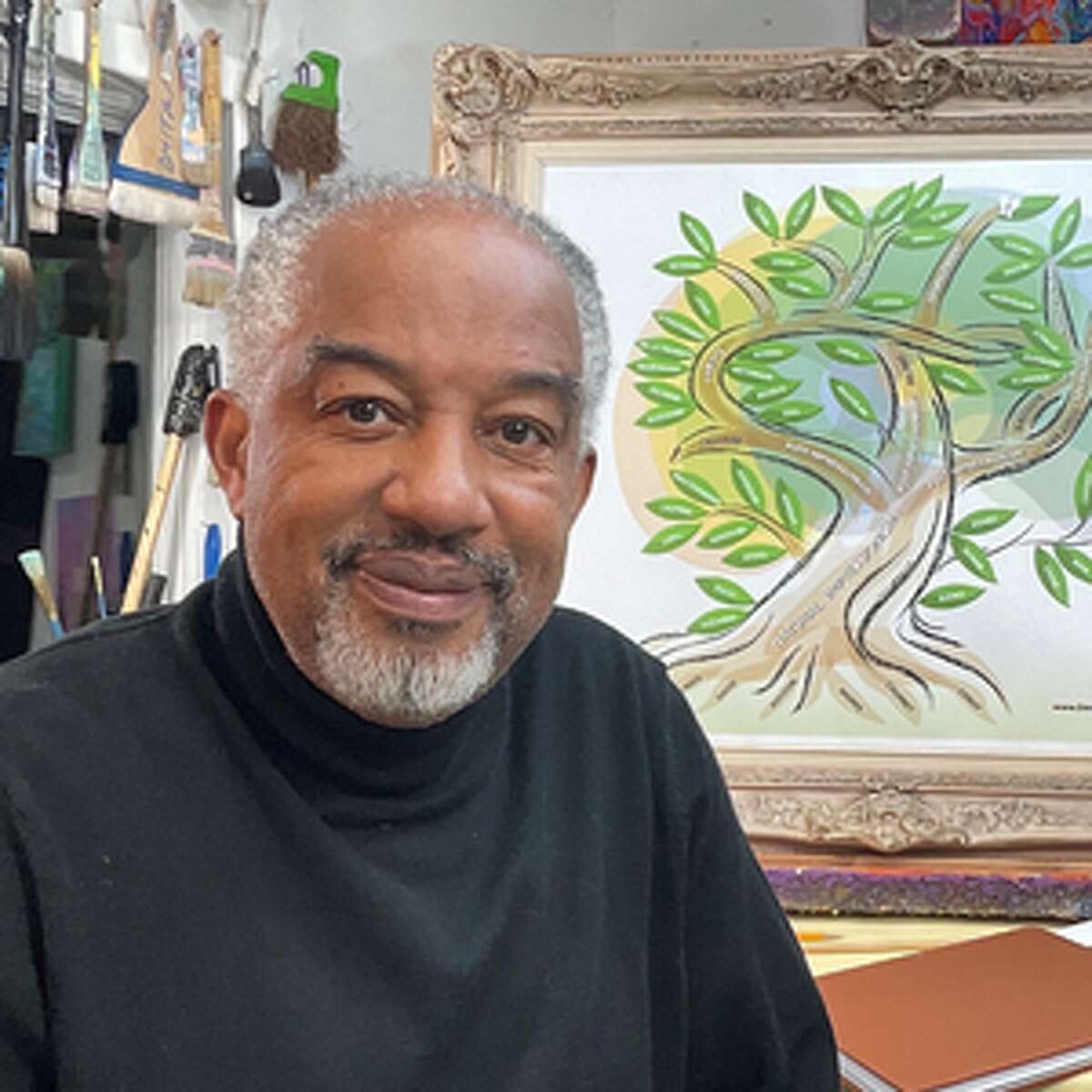 On Jan. 22, painter and inspirational educator Dmitri Wave Wright will give an in-person ARTalk at the Ridgefield Library in the library’s Main Program Room.