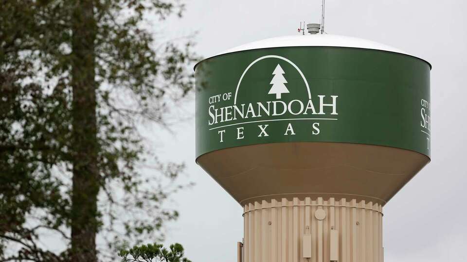 A water tower in the city of Shenandoah is seen, Wednesday, Dec. 29, 2022, in Shenandoah.