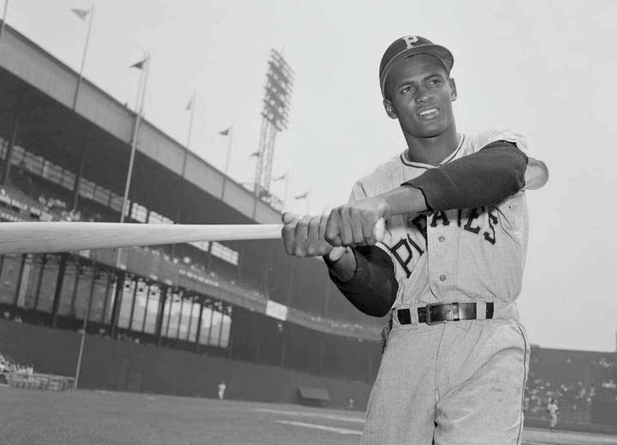 Roberto Clemente won four batting titles and 12 Gold Glove Awards. He died New Year’s Eve 1972 trying to help earthquake victims.