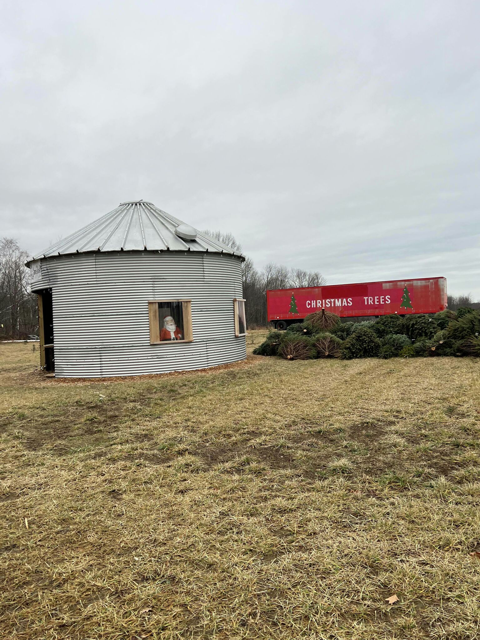Creekside Christmas Trees recycling old Christmas trees