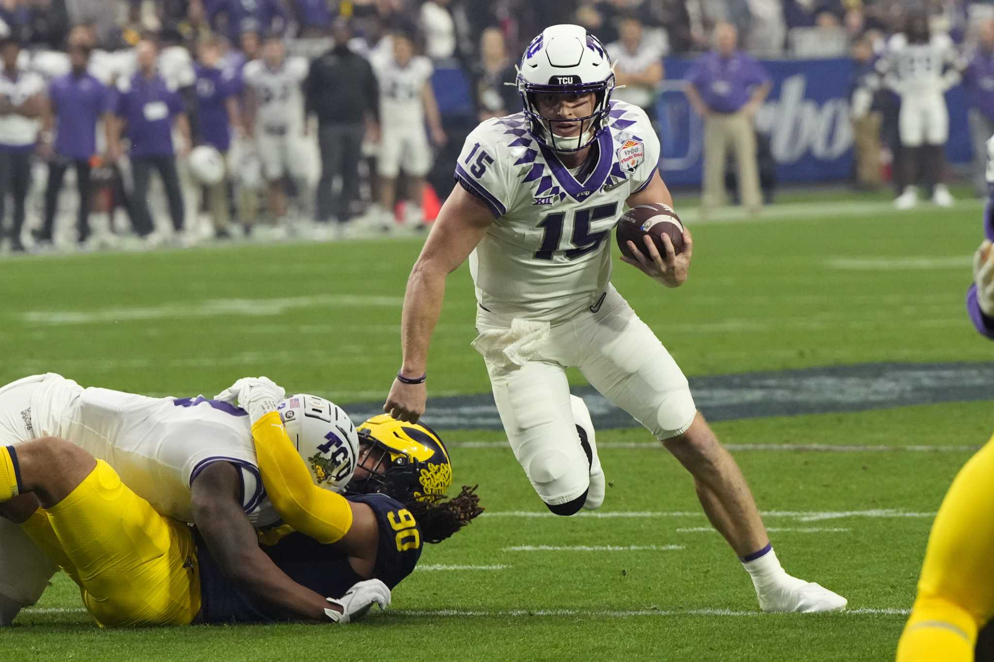 No. 2 Michigan and No. 3 TCU to Face Off in 2022 College Football Playoff  Semifinal at the Vrbo Fiesta Bowl - Fiesta Bowl