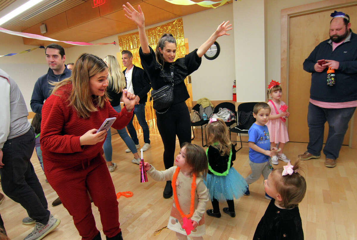 On Saturday, December 31, 2022, kids will have a chance to ring in the new year with a dance party and other fun activities inside the Marx Family Black Box Theater at the Greenwich Library in Greenwich, Connecticut.