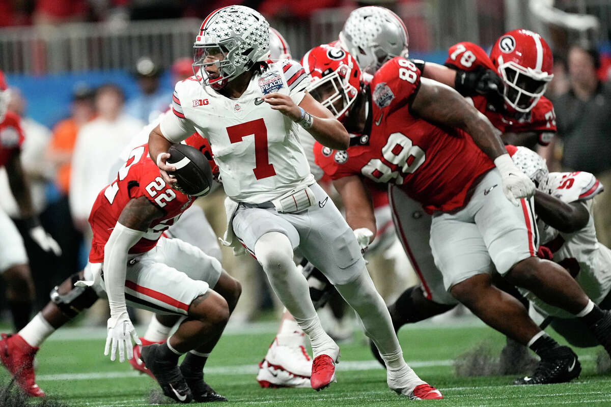 Ohio State quarterback C.J. Stroud's NFL draft stock skyrockets