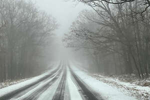 Photo: Low visibility on New Year's Day in Mecosta County