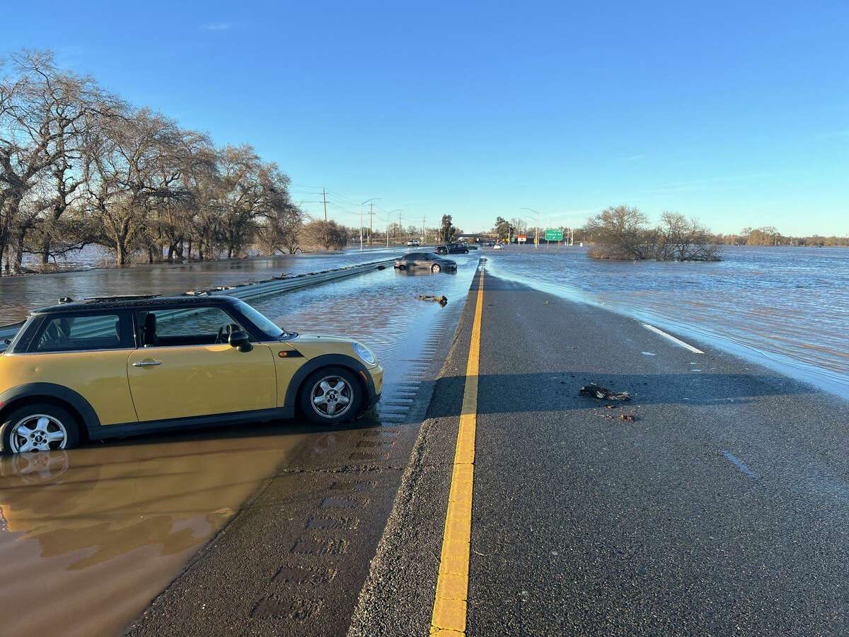 Highway 99 was temporarily closed on Sunday during a flood. The highway has reopened.