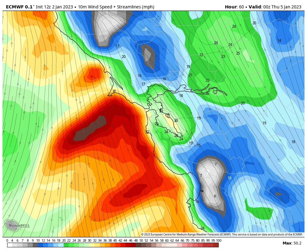 Gusty winds, heat predicted this week for Sonoma County