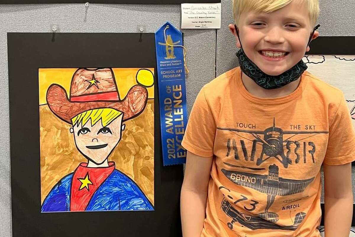 Story photo for Alvin ISD open house to showcase student rodeo-themed art.