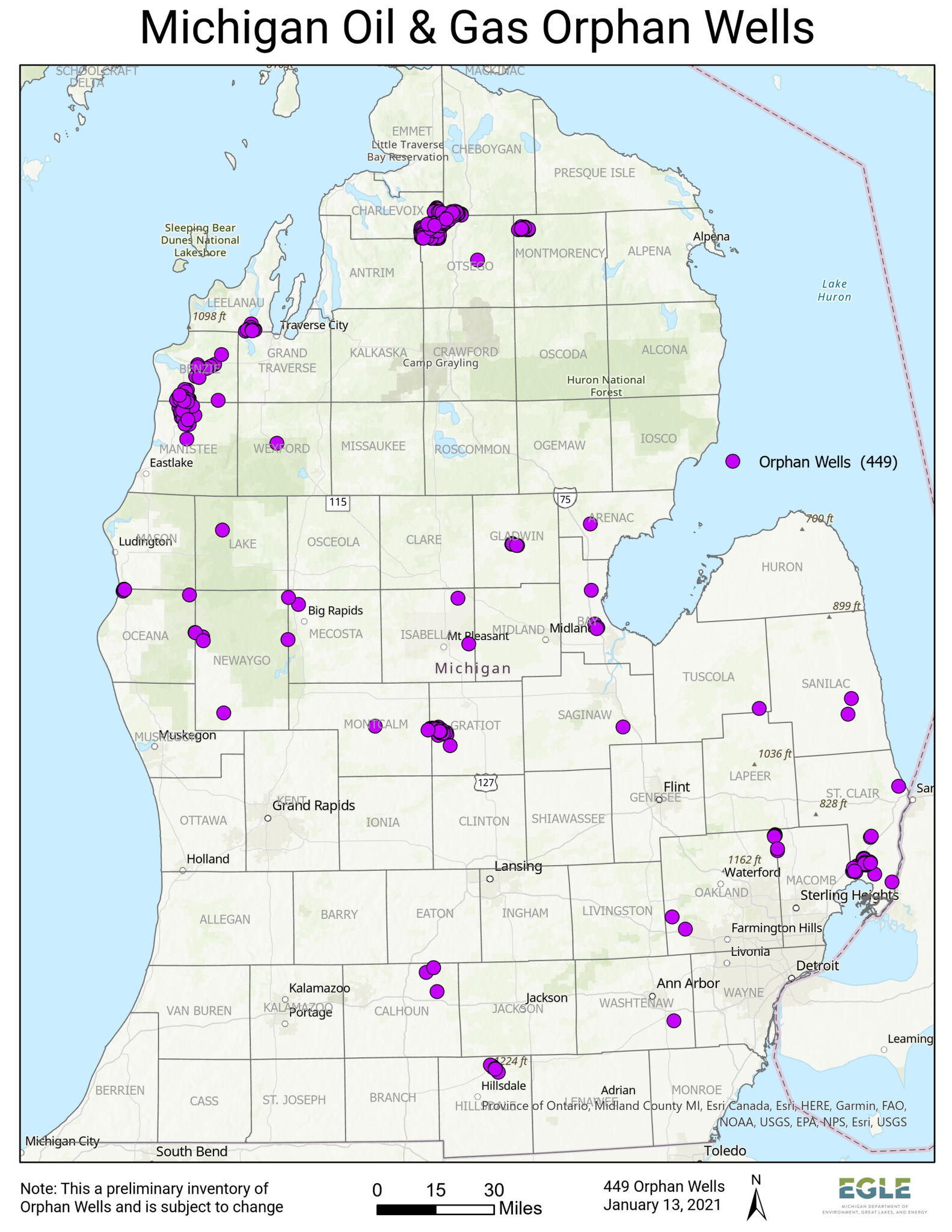 Federal funds aid efforts to plug orphan wells in Michigan