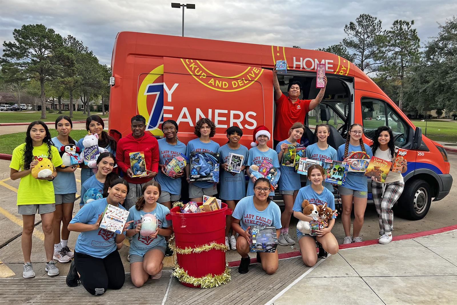 CyFair ISD donates holiday toys to Harris County Protective Services