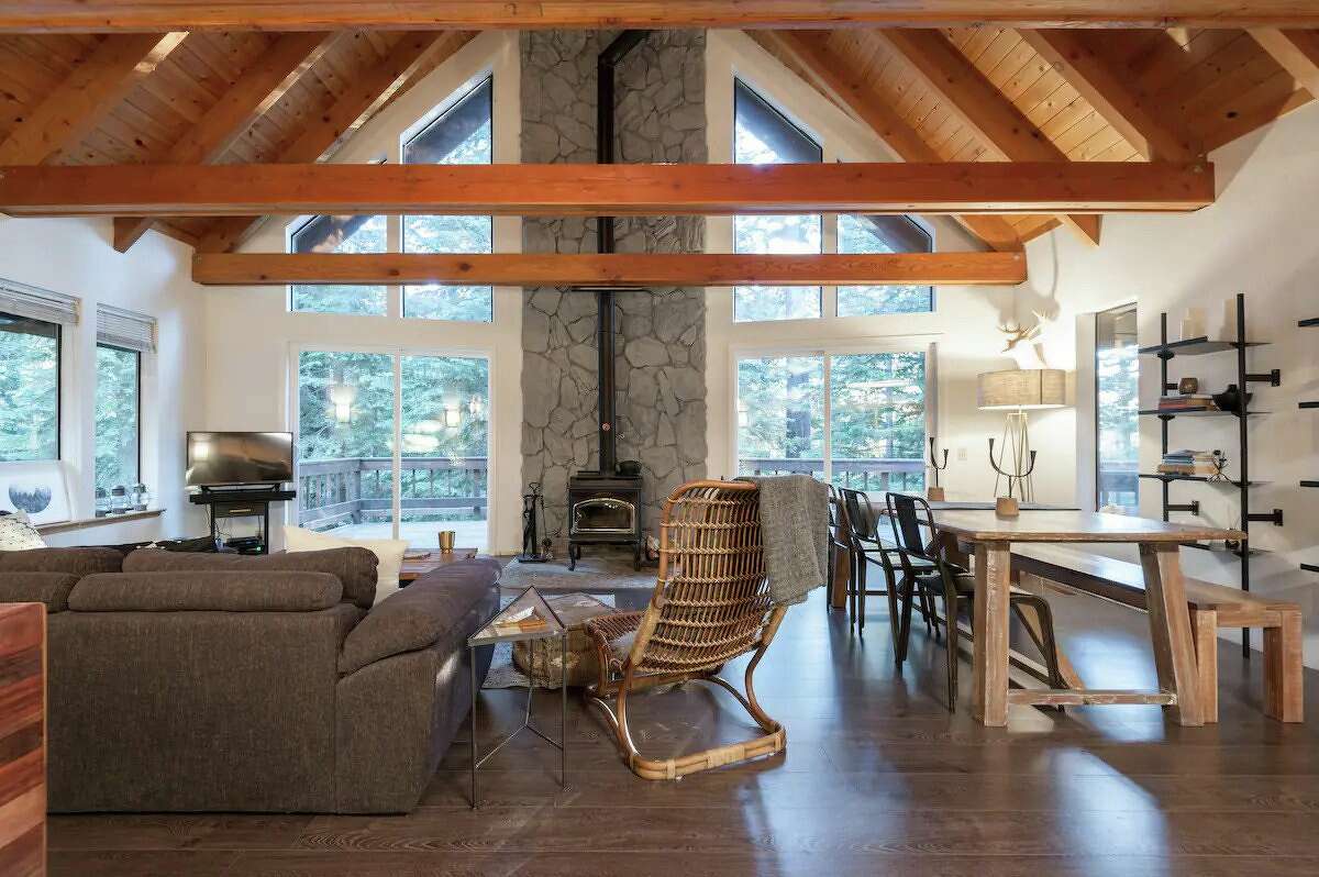 Interior of Hygge Mountain Home in Truckee