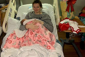 Photo: First Big Rapids Christmas baby born 2 days after Dec. 25