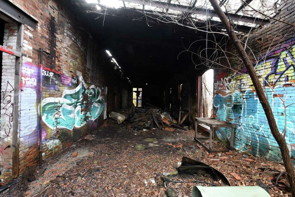 Inside the Sperry Building on Wednesday, Jan. 4, 2023, on King Road in Troy, N.Y. The city is seeking $3 million in state grant to tear down and clear the site for construction of a new industrial building.