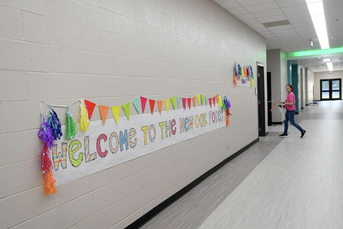 Vidor ISD adds finishing touches to Oak Forest Elementary, which was