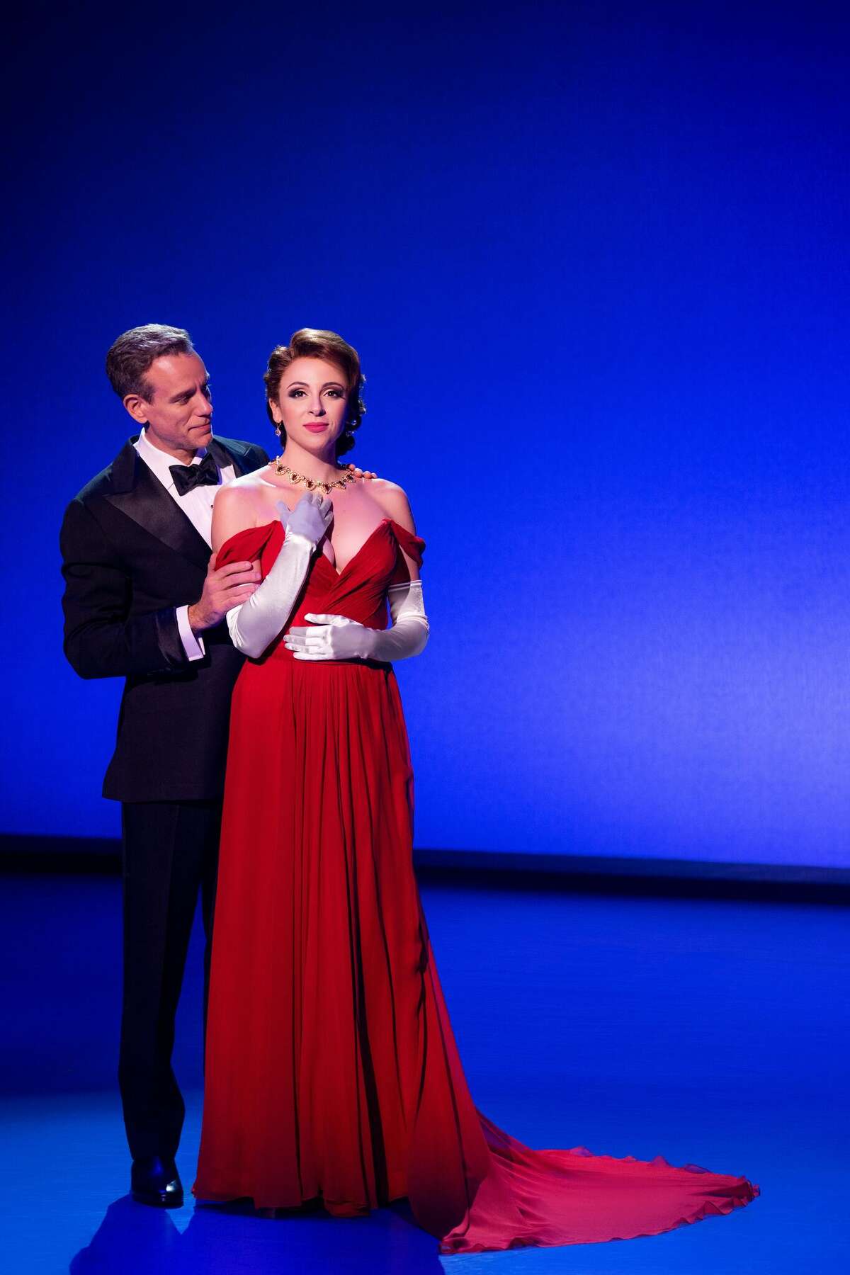Adam Pascal, from left, and Olivia Valli star in the musical adaptation of "Pretty Woman." The touring production is coming to the Majestic Theatre.