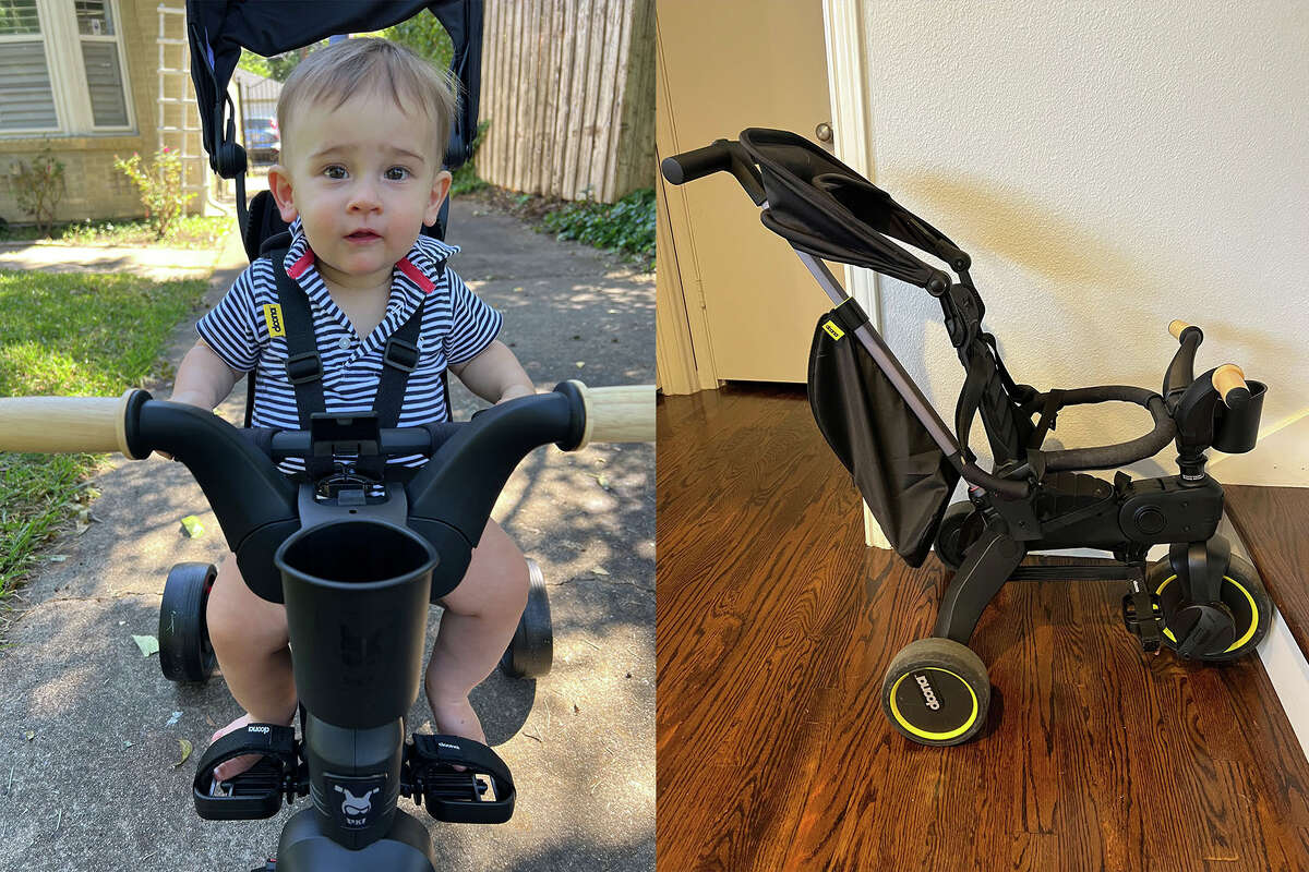 This stroller grows with you.