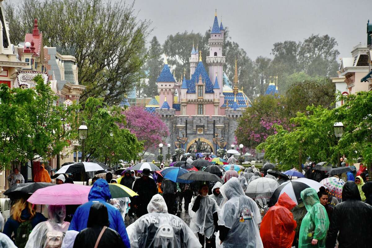 Here’s what happens at Disneyland during rain storms