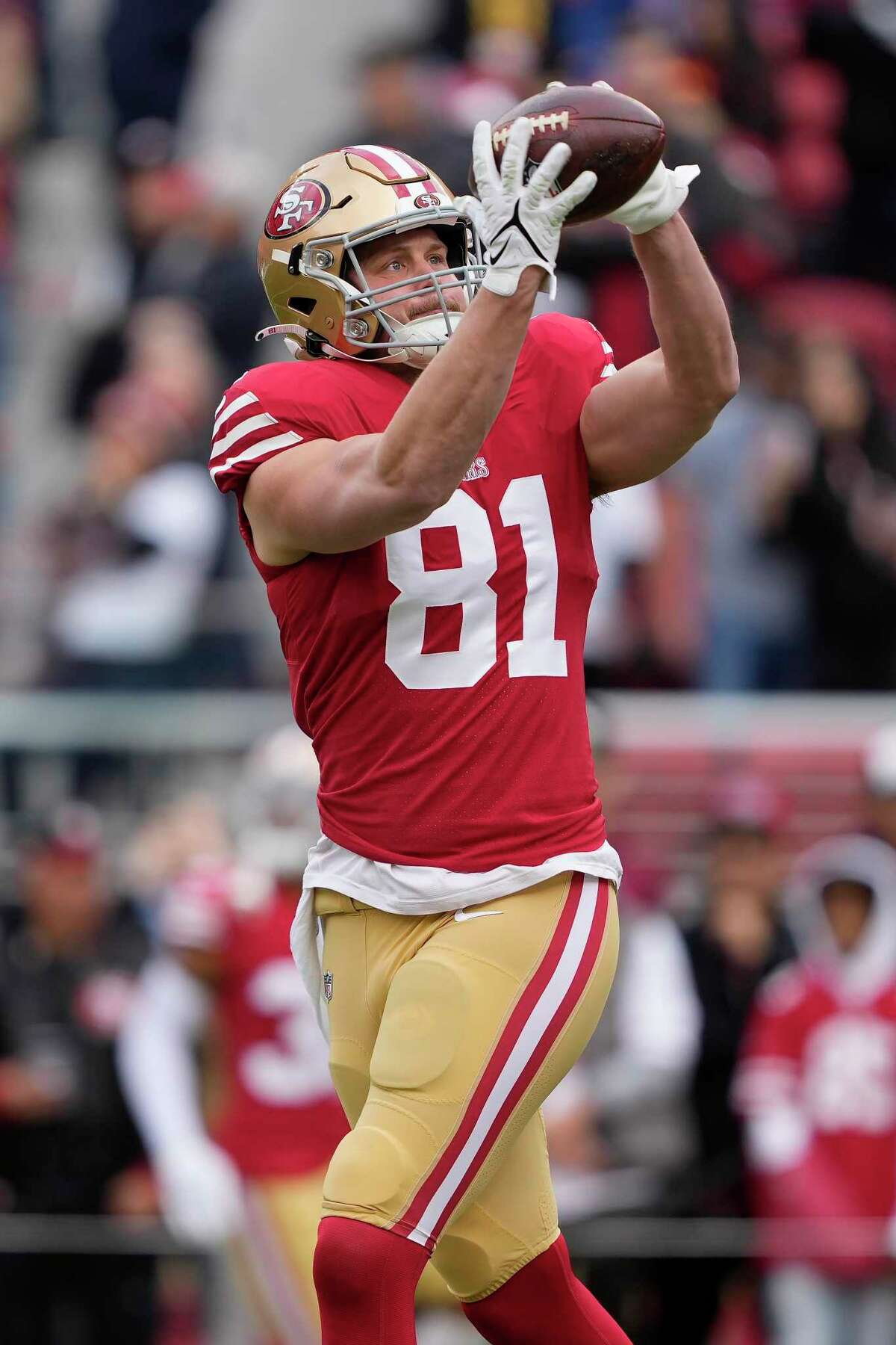 SANTA CLARA, CA - DECEMBER 11: San Francisco 49ers tight end