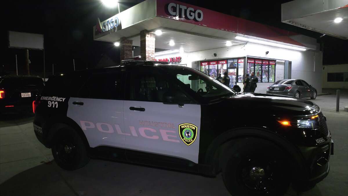 Officers were investigating a fatal shooting in a convenience store just north of downtown Houston.