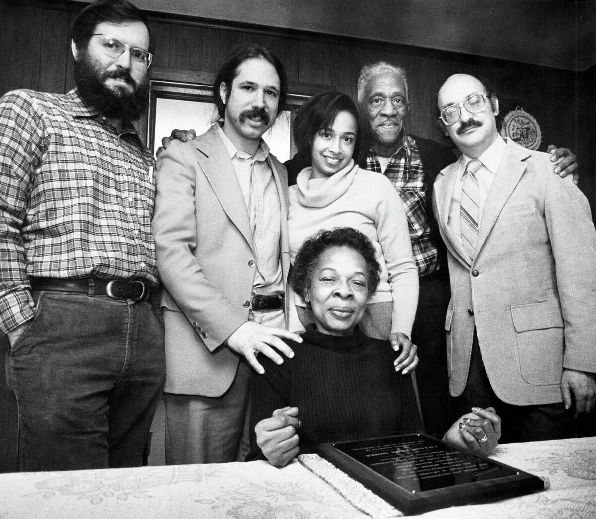 Members of the Community Health Center board of directors are shown in 1982. From left are Dr. Carl Lecce, President and CEO Mark Masselli, with members Cheryl Brown, James Moody Sr. and Gerry Weitzman.