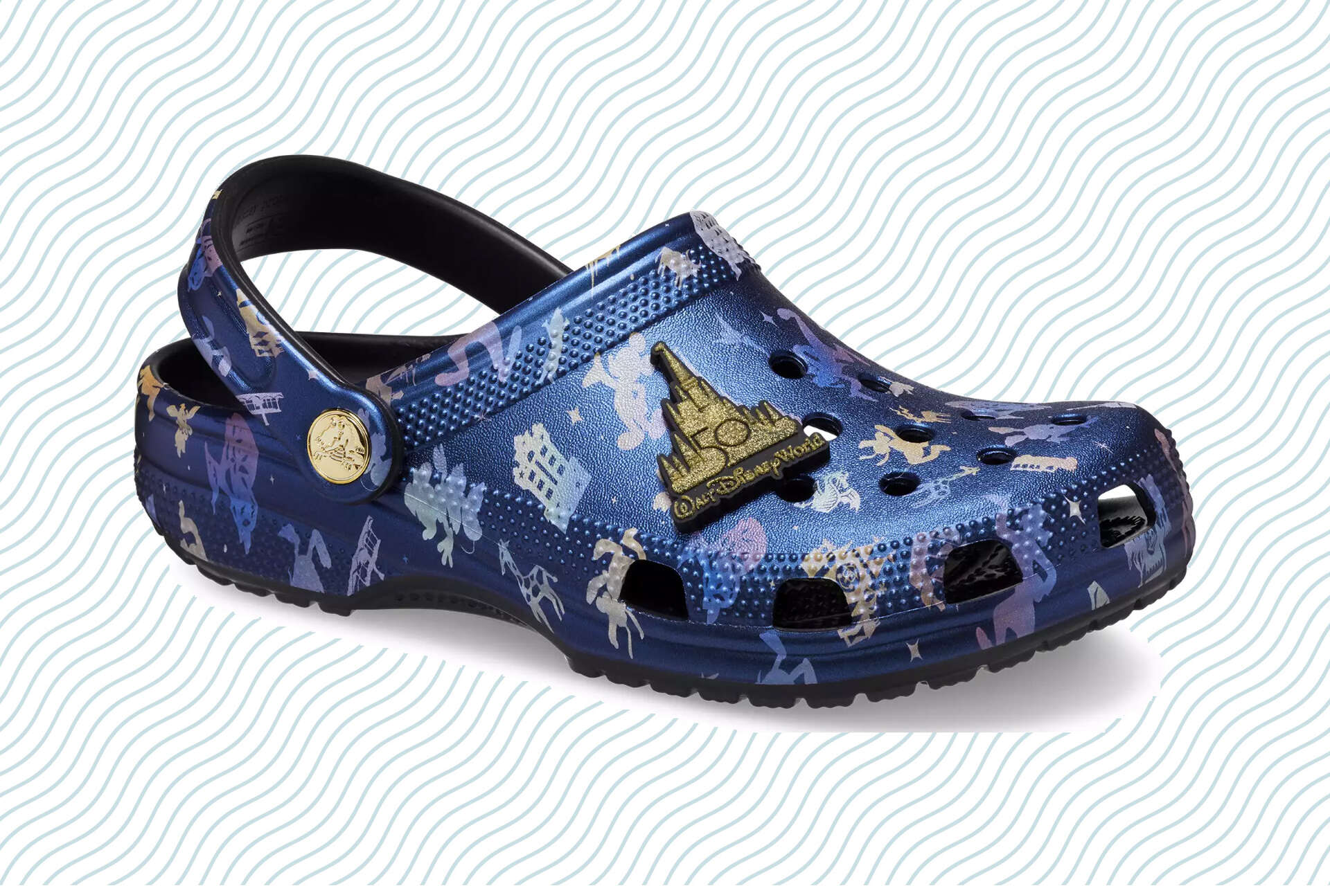 Disney World Disney Parks Crocs 50TH Anniversary Mens 6 Womens 8 New Walt Disney World 50th Anniversary Crocs Feature Mickey  main image 3