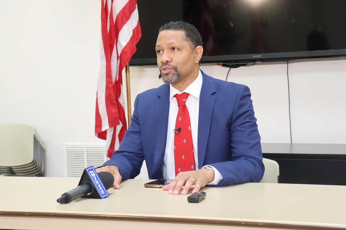 Beaumont NAACP President and pastor Michael Cooper announced on Thursday, Jan. 5, 2023 at R.C. Miller Memorial Library he will be running for an at-large seat on the city council in the May 2023 election.