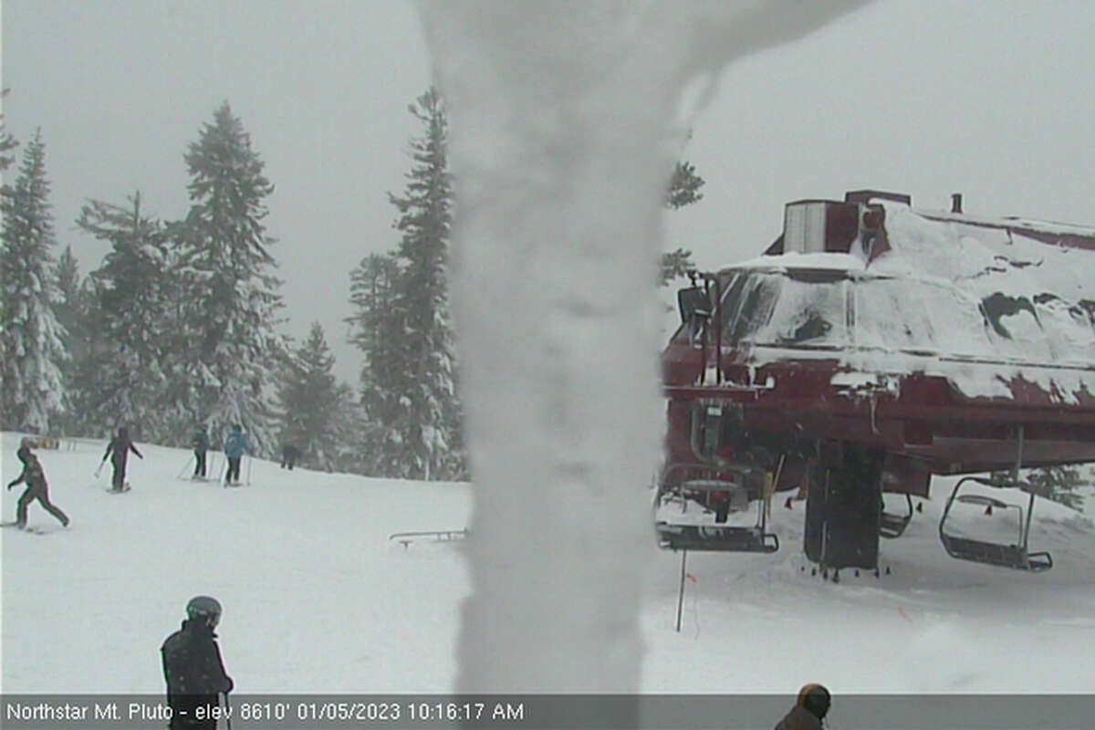 Northstar backside in Truckee at 10:16 a.m. on Jan 5, 2023.