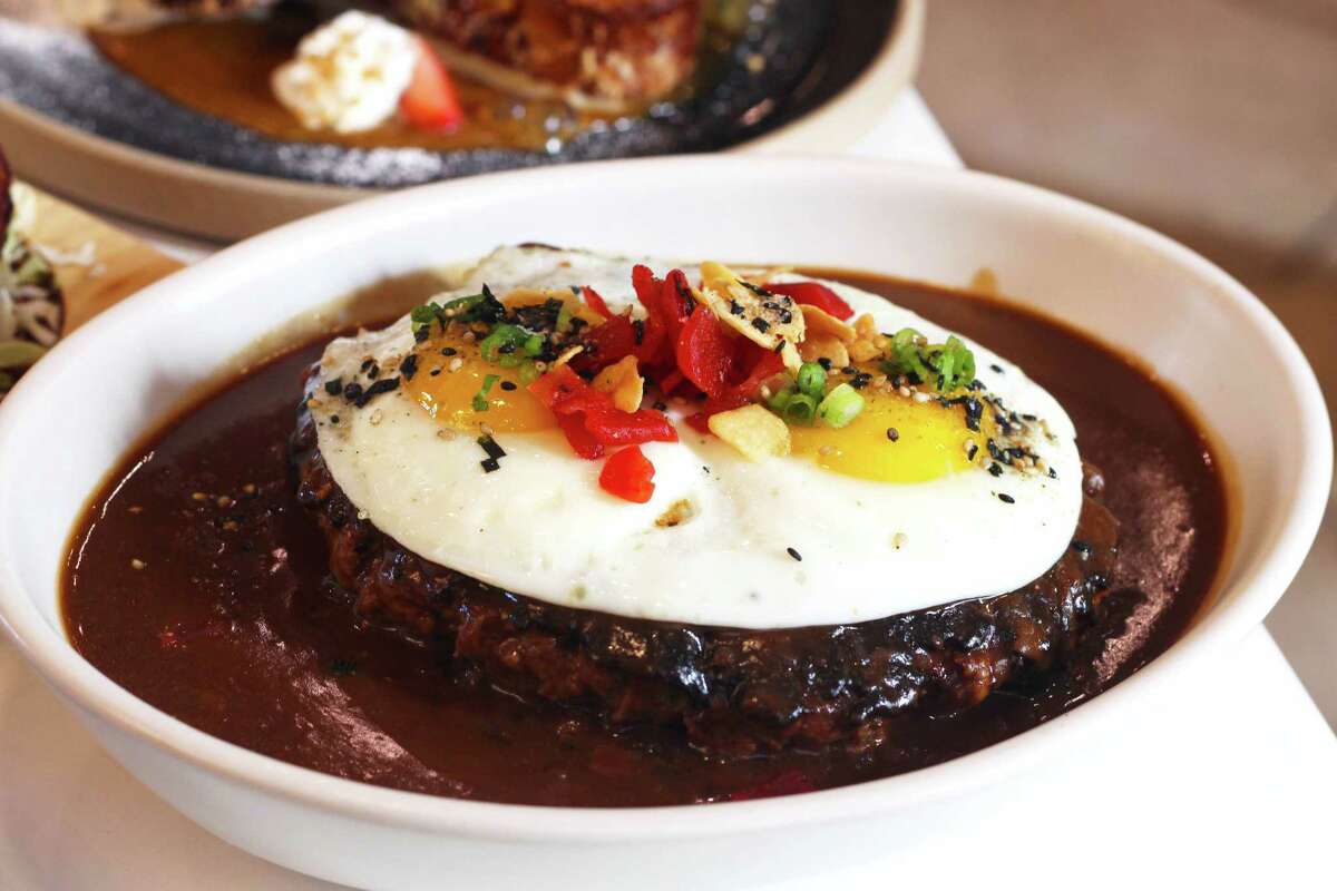 Loco moco from Morning Wood in San Mateo. The restaurant spends more than $1,000 per week on eggs.