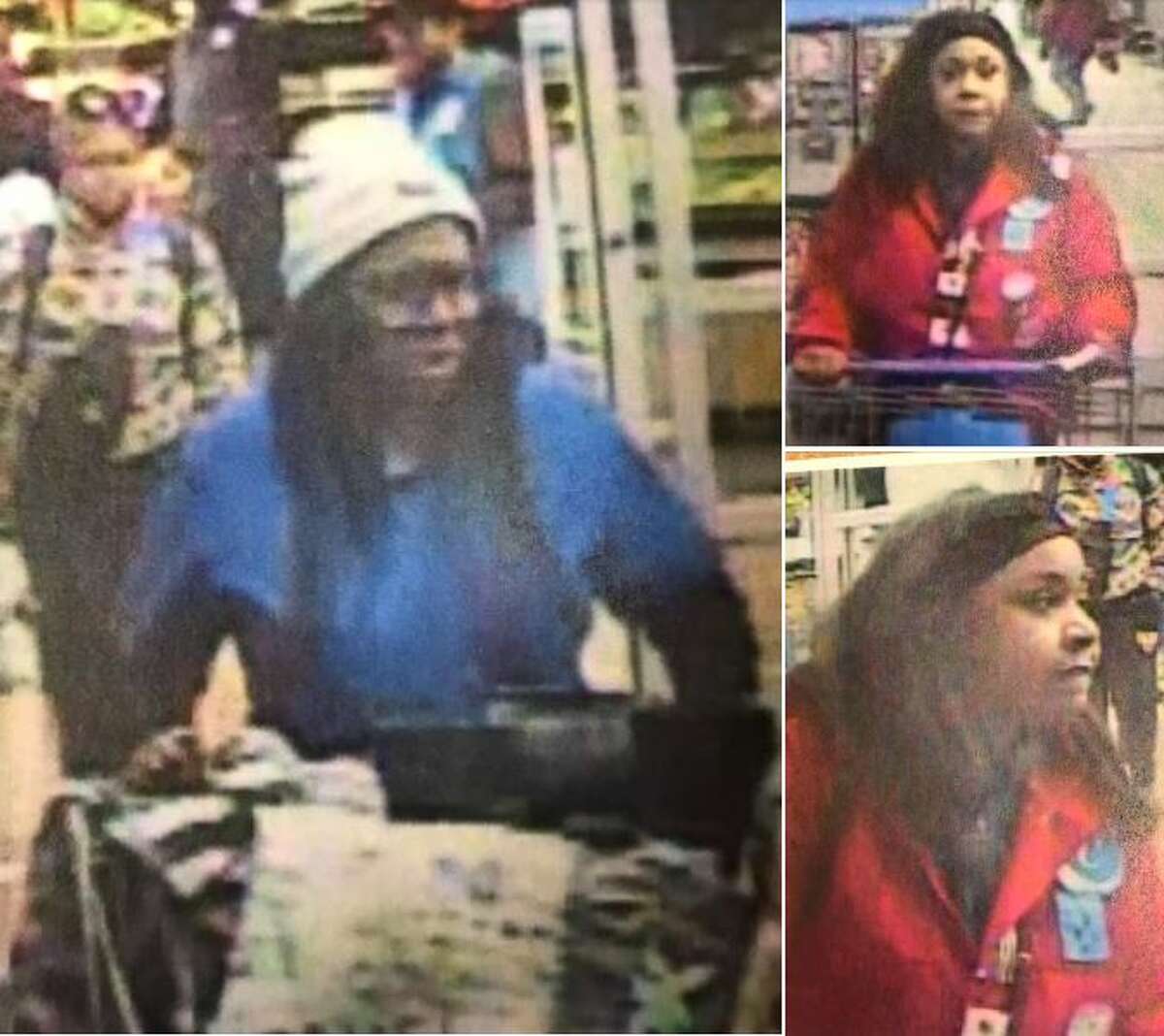 East Windsor Police say they are looking for the pair of suspected thieves. Two men left a local Walmart store without paying for the goods, and one threatened to shoot an approaching security guard, police said. 