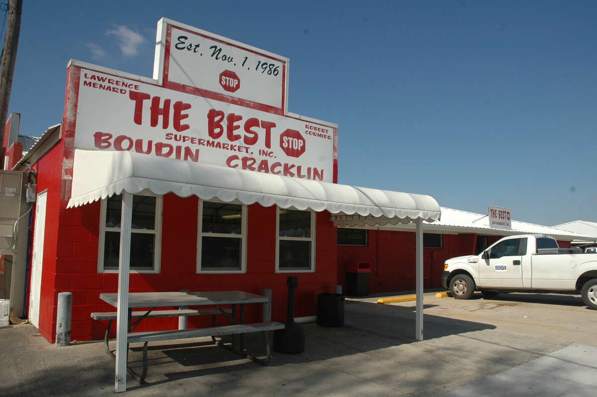Despite its modest appearance, the Best Stop in Scott, La., is considered exactly that by many boudin devotees, where people stand in line to order boudin and cracklins then chow down in parked cars or at the store's one outdoor picnic table.