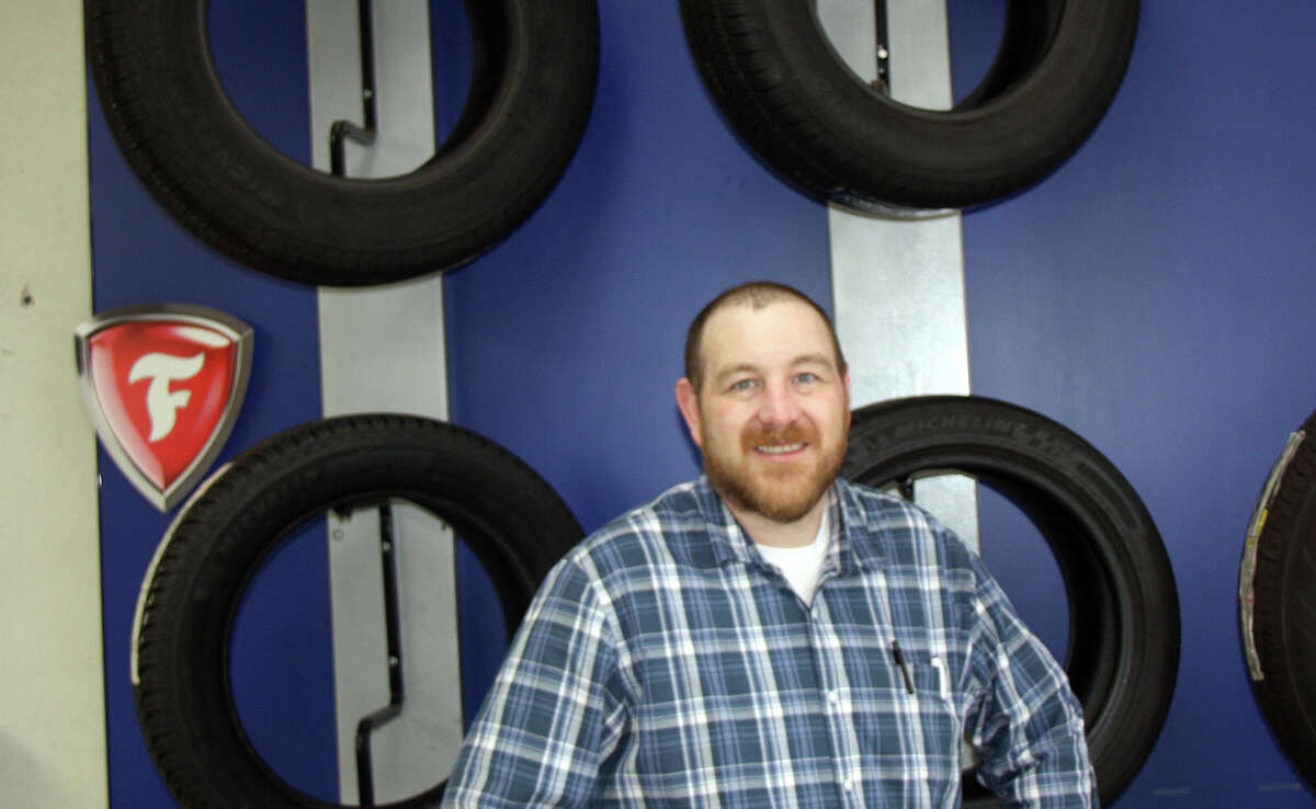 Chris Gerstenecker is the store manager at Jerry's Tire Sales. He said Wednesday that customers will see little change at first after Telle Tire bought the company.