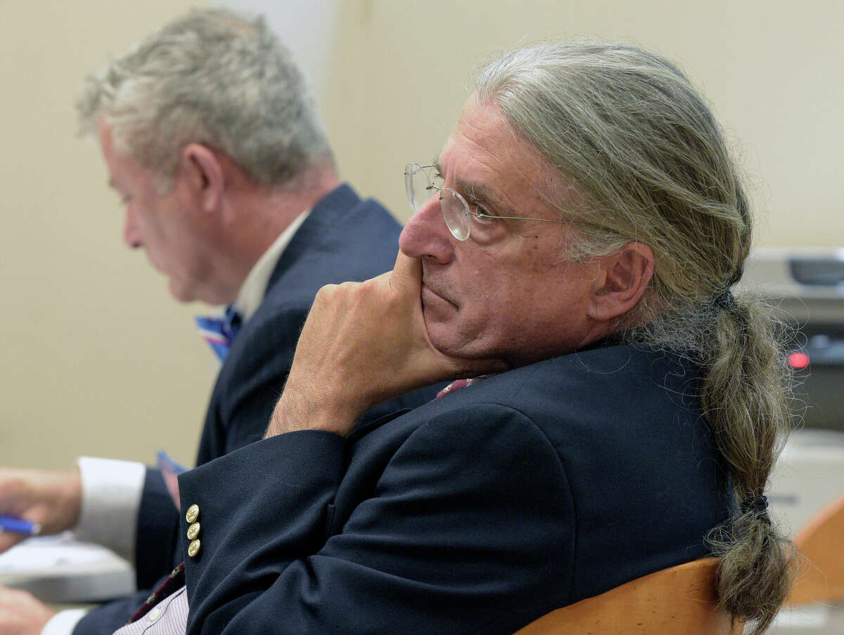 New Haven attorney Norm Pattis listens during a hearing in Waterbury Superior Court. Thursday, August 25, 2022, Waterbury, Conn.