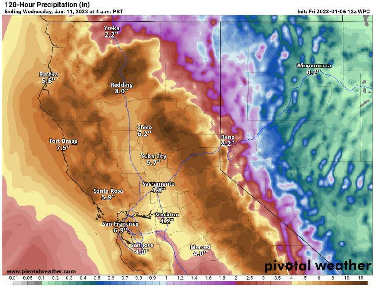 California gets more atmospheric river storms. Here’s a timeline