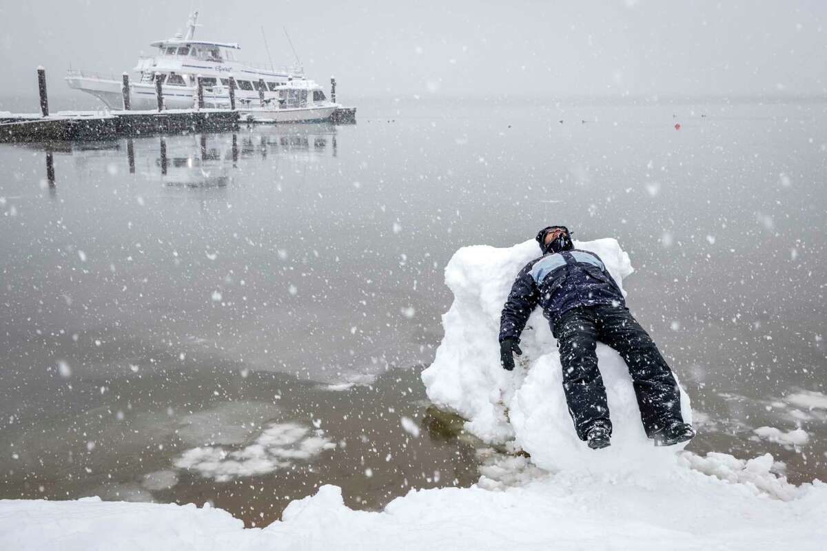 Atmospheric river brings snow to Tahoe, but storms hurt business