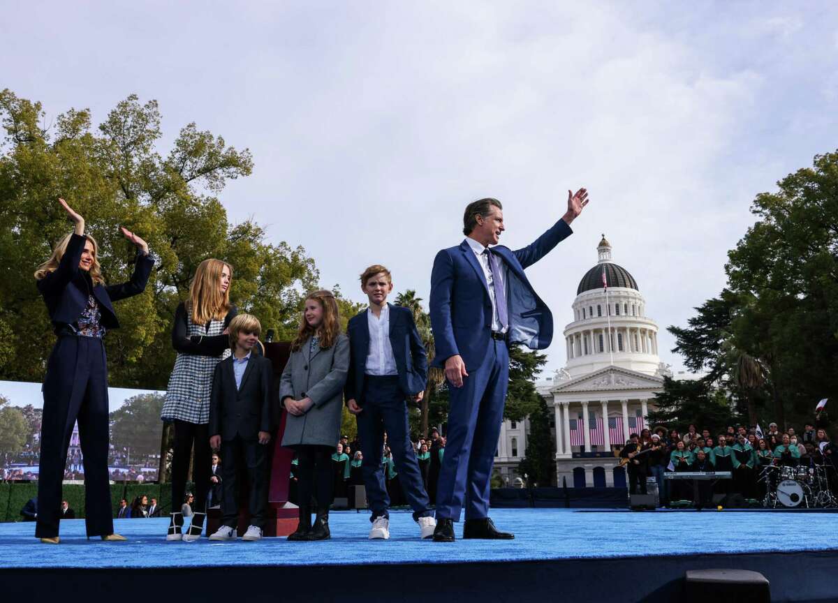 If this was Gavin Newsom’s last inaugural speech, he showed a different