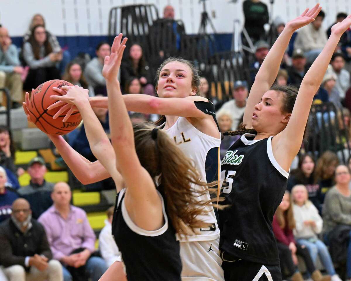 Averill Park girls' basketball overcomes turnovers to turn away ...