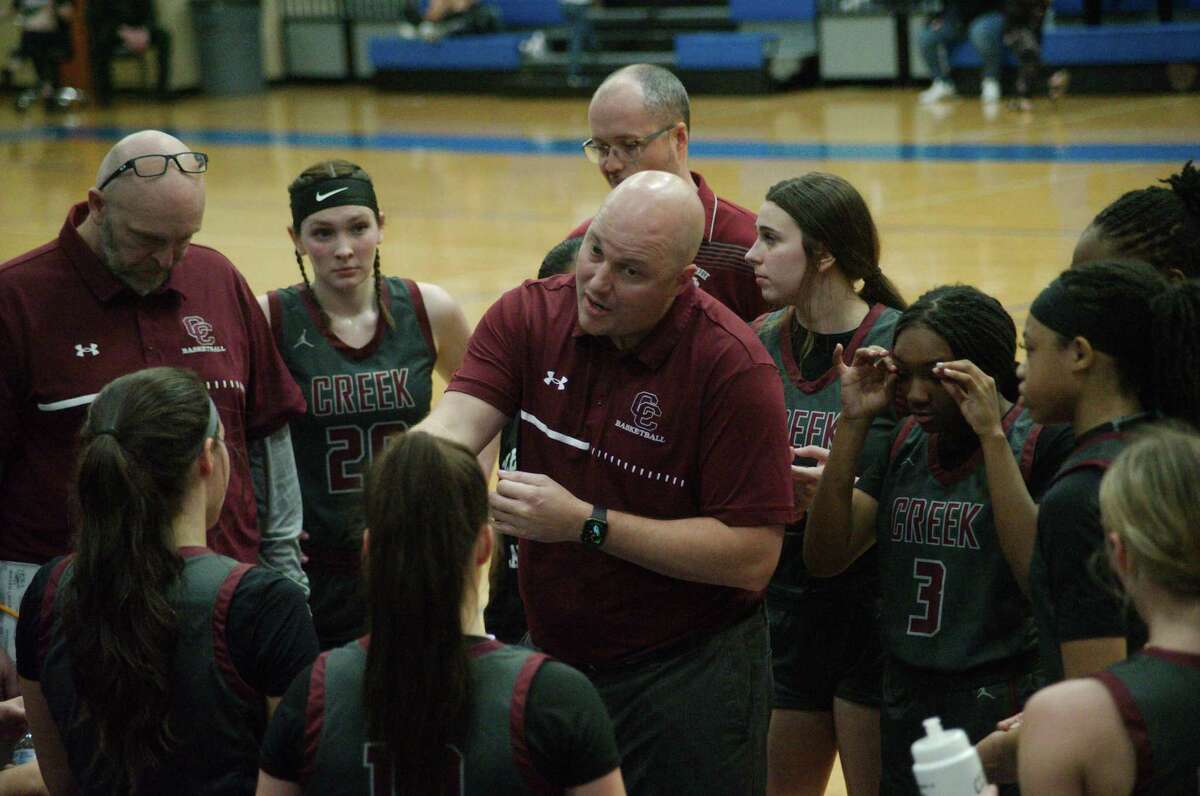 Clear Creek coach Travis Golden, pictured earlier this season, watched his team fall just short in a 49-40 loss to Shadow Creek in a girls basketball bi-district playoff game Tuesday night in Alvin.