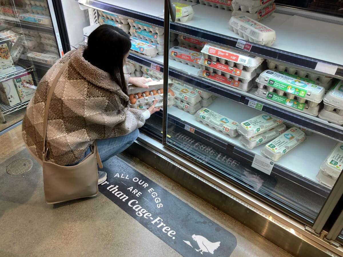 Whole Foods, located on 20th Avenue in San Francisco, limits egg sales to two cartons per customer.