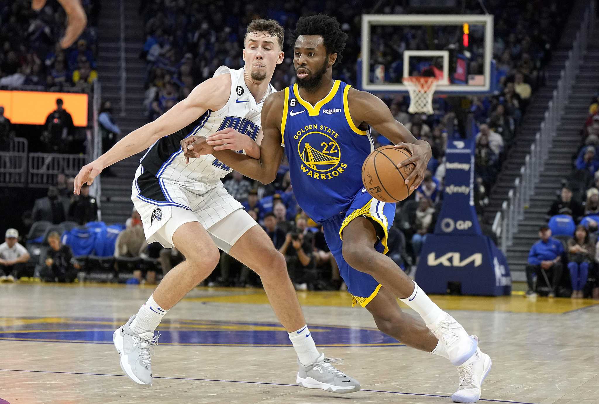 Andrew Wiggins glad to be back in action for Warriors despite minutes