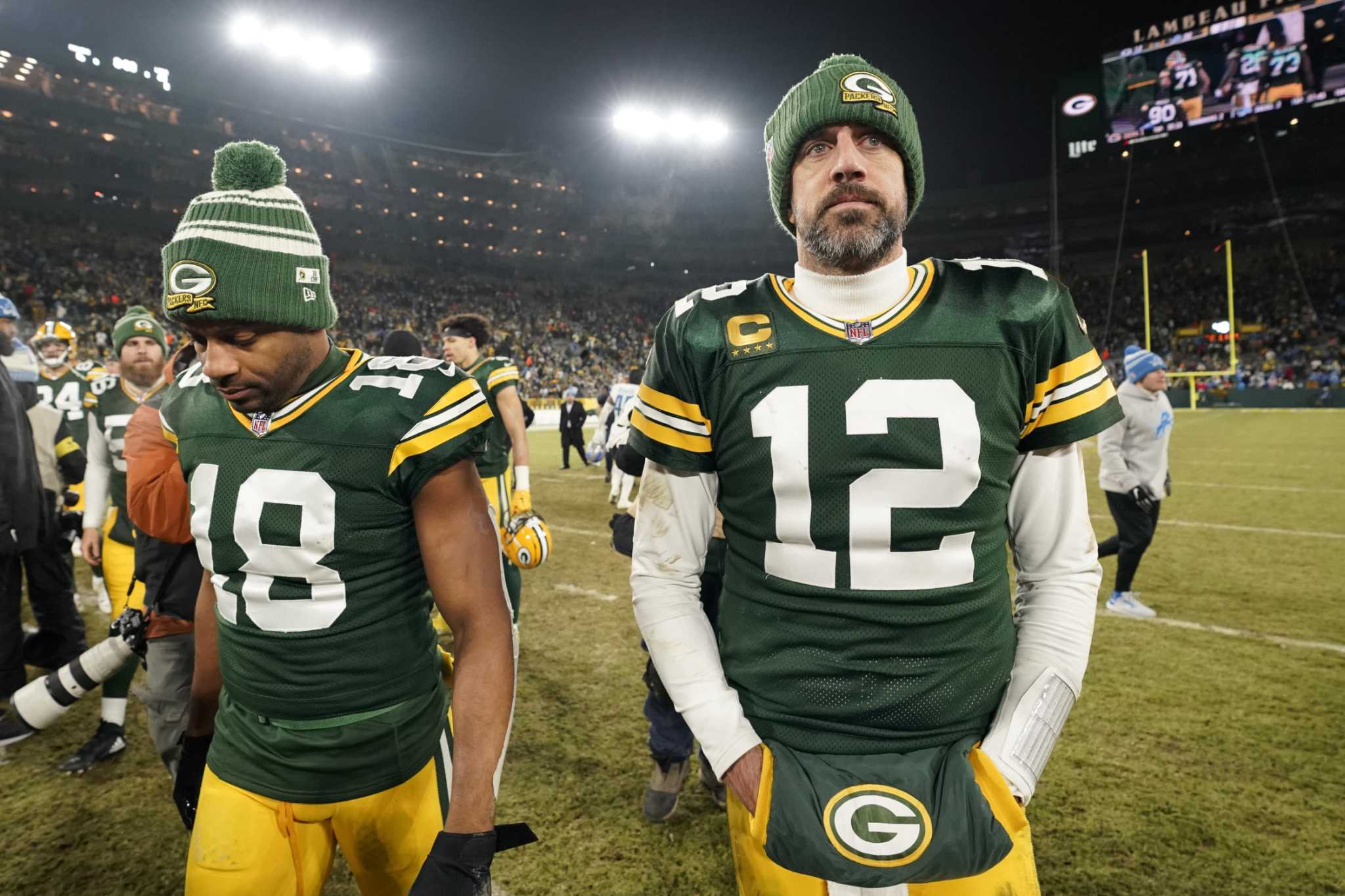 End of the line for Aaron Rodgers? Packers lose to Lions, miss