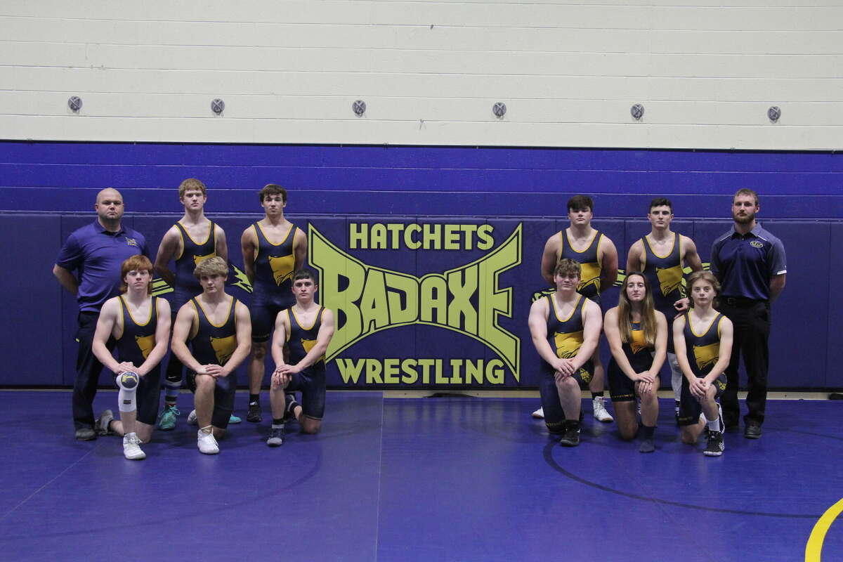 The Bad Axe wrestling team sent three individual wrestlers to state finals.