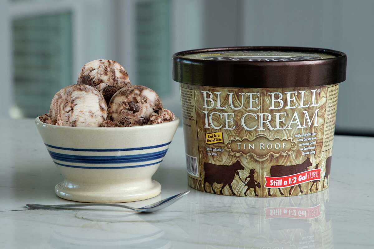 Story photo for Blue Bell's Tin Roof ice cream is returning to store shelves for limited time