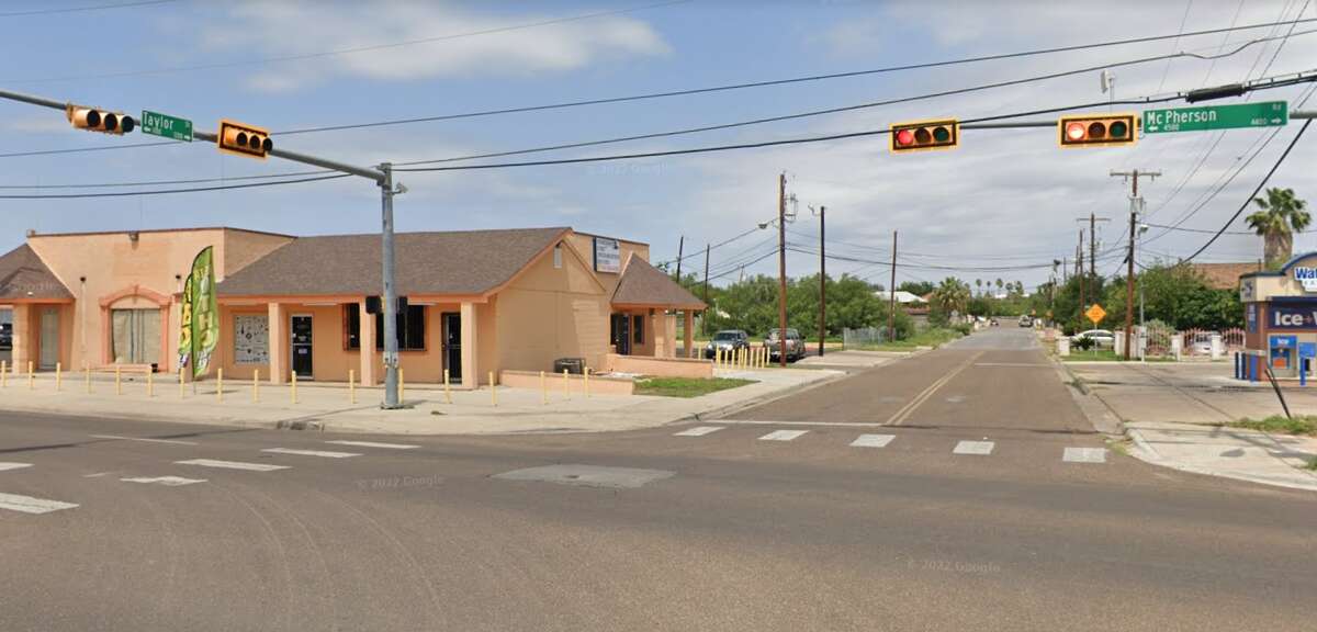 Pictured is the corner of McPherson and Taylor in north Laredo. A woman died at this location during an autopedestrian accident on Monday, Jan. 9, 2023.