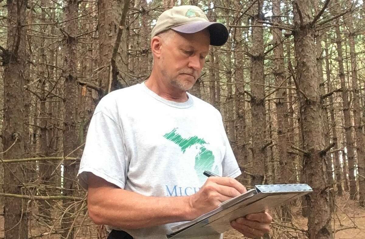 Mecosta County Conservation district forester Rick Lucas recently celebrated 35 years with the environmental organization. To view more photos, visit: bigrapidsnews.com.