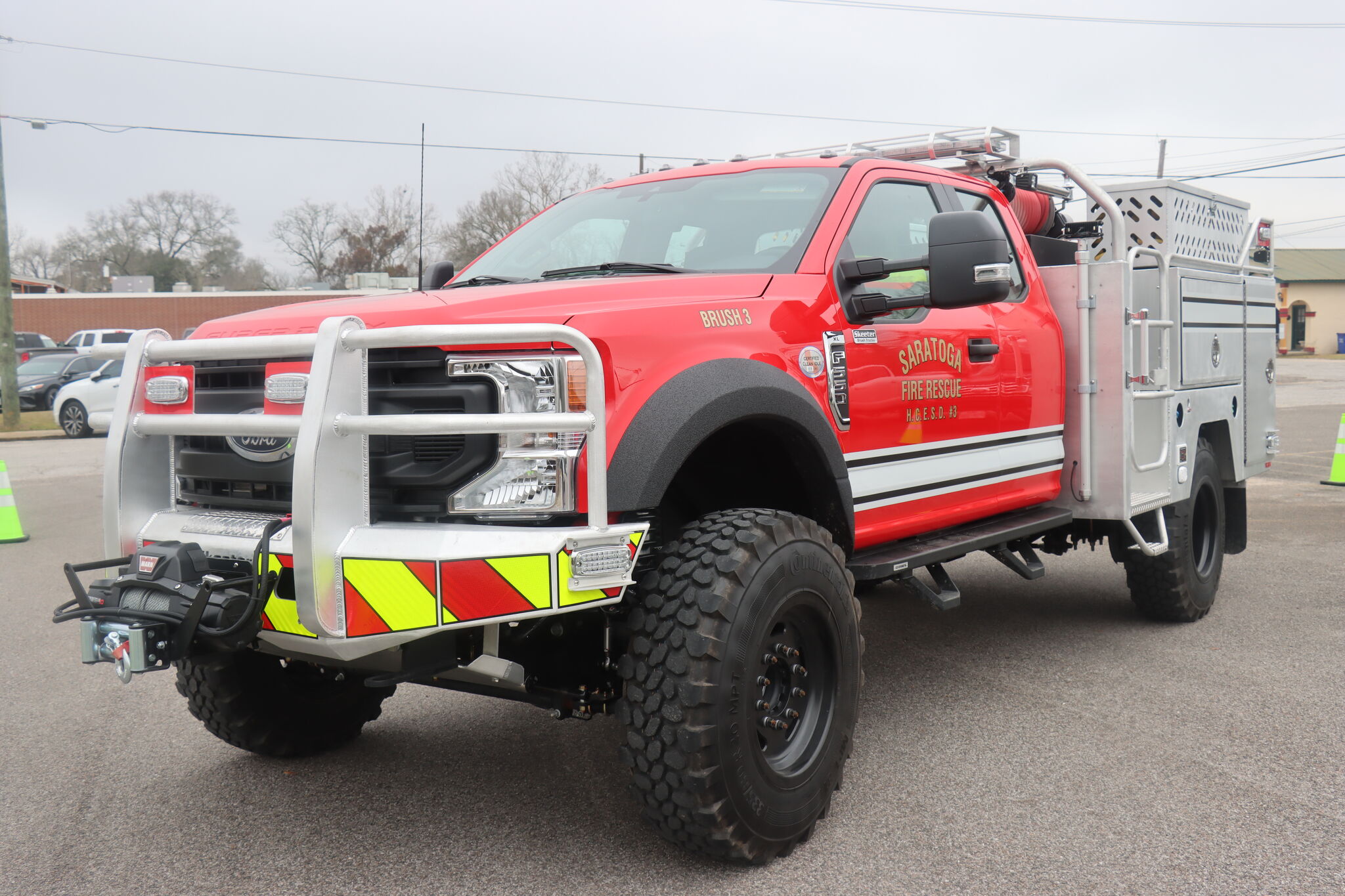 Hardin County fire and rescue department unveils new brush truck