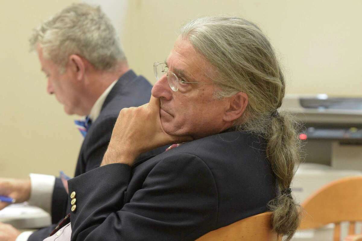 New Haven attorney Norm Pattis in state Superior Court in Waterbury during a disciplinary hearing on Aug. 25, 2022.  