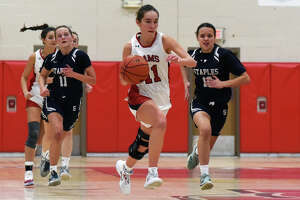 New Canaan girls basketball rallies past Warde in double OT