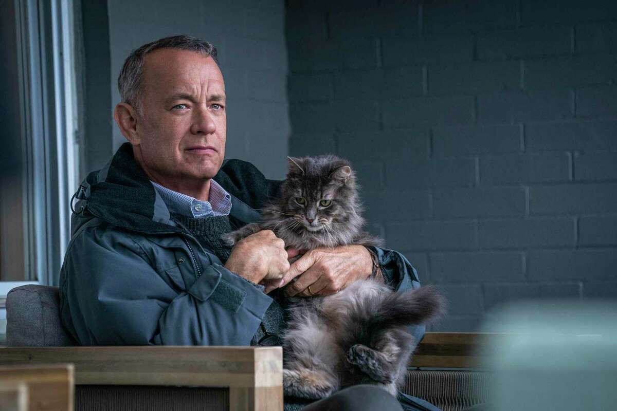 This image released by Sony Pictures shows Tom Hanks in a scene from "A Man Called Otto."