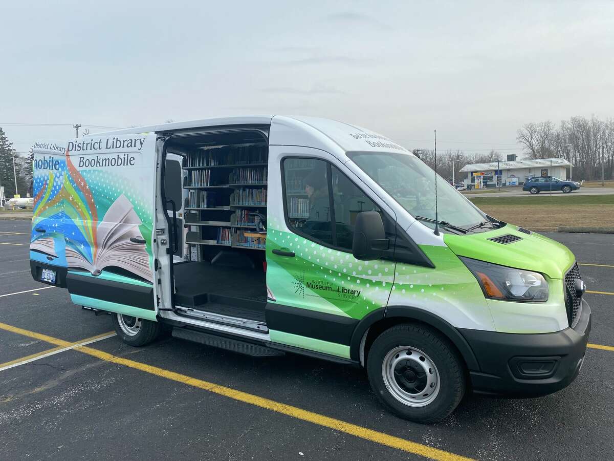 Bad Axe District Library bookmobile is on the road